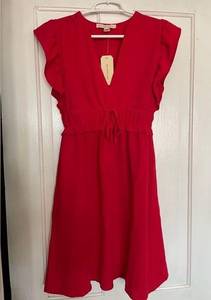 Monteau Red Dress, size S