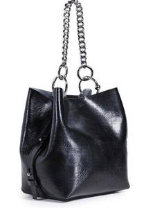 Rebecca Minkoff Kate Medium Black Convertible Bucket Bag Purse