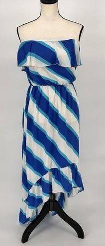 Lilly Pulitzer  Caldwell Sail Stripe Colorblock High Low Maxi Dress $278 Resort