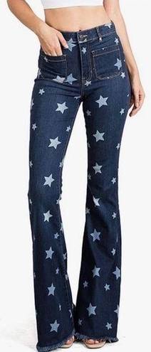 Cello NWT  Stars High Waisted Flare Jeans