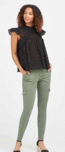 Spanx Stretch Twill Ankle Cargo Pants in Soft Sage