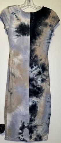 See You Monday NWT  blue tie dye dress size L