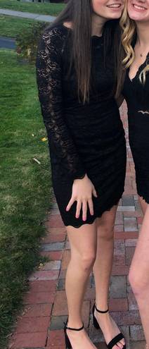 PromGirl Black Mini Dress