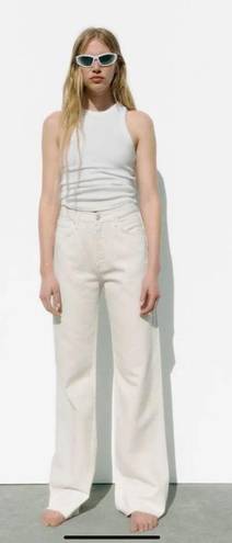 ZARA White Jeans