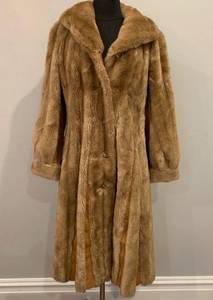 Vintage 50’s 60’s Faux Fur & Leather Coat