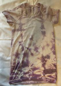 Lululemon Swiftly Tech Short Sleeve Shirt 2.0 Shibori Stripe Wisteria Purple