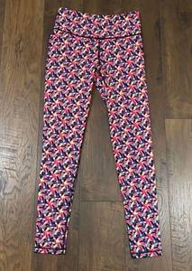 Victoria's Secret  VSX Sport High-Waisted Neon Triangles Pink/Black Leggings