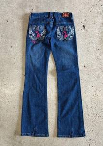 Baby Phat Blue Lowrise Bootcut Jeans