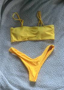 Zaful Yellow Bikini Set