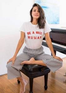 Sub Urban Riot Women's Athleisure Be a Nice Human Loose Tee