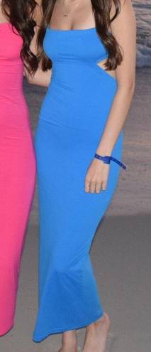 Maxi Dress Blue Size XS