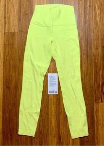 Lululemon NWOT  Align HR Pant 25" *Electric Lemon