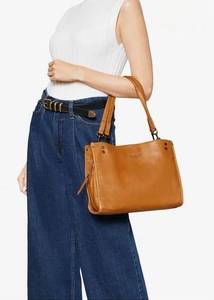 American Leather Lenox Triple Entry Satchel