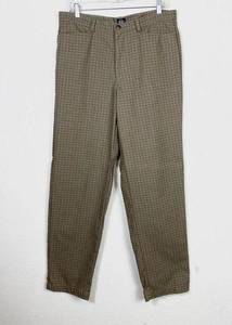 Dockers Vintage  Women’s Tan & Black Plaid Plane Trouser Pants