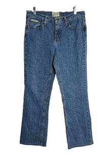 C.E. Schmidt Bootcut Jeans Medium Wash Vintage Wash Mid Rise 5 Pocket