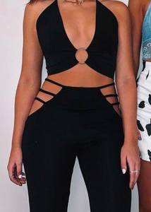 Euphoria Cut Out Pants + Crop Top