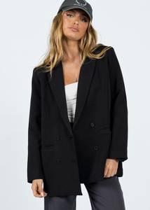 Princess Polly Lioness Wyoming Blazer in Black