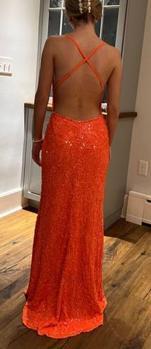 Scala NWT Orange Prom Dress