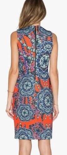 Hunter Bell  Shannon Jewels Print‎ Scuba Sleeveless Above The Knee Dress Size M