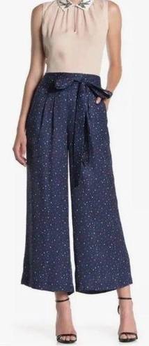 Rebecca Taylor  Speckled Dot Silk Jacquard Pants