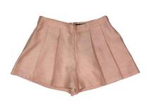 NWT C. Luce Women’s Size L Pink Blush Pleated Shorts with Pockets