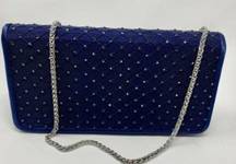 Sigrid Small Clutch Navy.