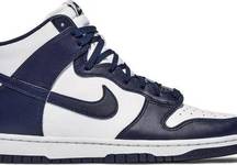 Nike High Top Dunks Midnight Navy