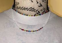 Handmade Seed Bead Layering Necklace/Choker