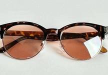 NWT Round Rose Gold Mirrored Tortoise Shell Sunglasses