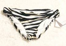 La Blanca 🆕  black & white striped bikini bottoms