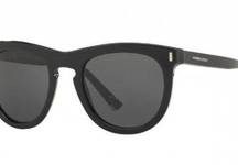 DOLCE & GABBANA Cat Eye Full Rim Sunglasses Black Women's DG4281