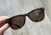 Brown Tortoise Shell Print Sunglasses