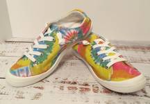 Tie Dye Sneakers, Size 7