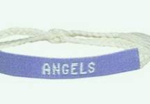 Palm Angels Lilac Logo Adjustable Bracelet