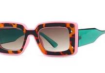 Pink Cheetah Colorblock Sunglasses 