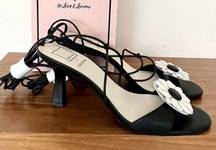 Dolce vita x For love and lemons Daizy heels black Stella sandals 10 new in box