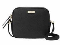 Kate Spade  Newbury Lane Cammie Camera Bag Leather Adjustable Black One Size