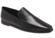 NWB Frame Le Verona Flat Loafer in Noir Black Leather