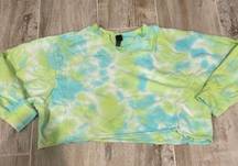 Wild Fable Cropped Tie Dye Sweatshirt