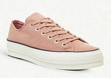 Converse Mauve Pink CTAS Lift Ox Platform Sneakers