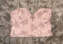 lace pink top