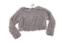 Some Days Lovin - Glorious Cropped top Sweater in Dove Gray