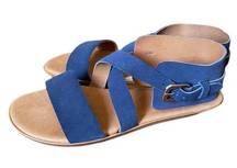 Fratelli Rosetti blue suede Strappy Sandals - size  EU 38 1/2 / US 7 1/2