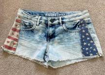 Mossimo Supply Co ⭐️  American flag jean shorts in size 5