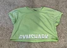 Gymshark  fraction cropped t shirt size large