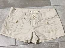 True freedom shorts size 3 Juniors khaki cotton