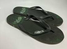 Hurley flip flops size 9