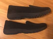 Skechers Sketchers Air-Cooled Memory Foam Relaxed Fit Women’s Size 8.5 Black Slip On Shoe