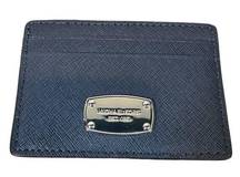 Michael Kors  Navy Blue Card Holder Wallet