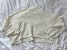 Adika Cream Oversized Knit Sweater